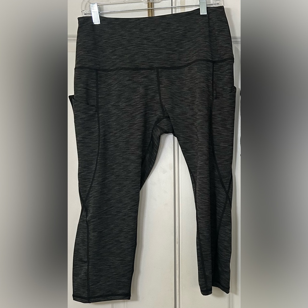 Ododos Charcoal Black Women’s Leggings Pockets Size XL NWT
